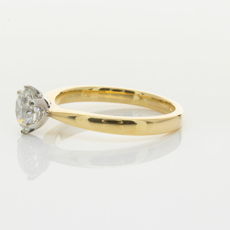 18ct Yellow Gold 1.00ct Diamond Nova Ring-Ring-Walker & Hall