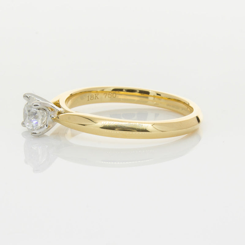 18ct Yellow Gold .50ct Diamond Venetian Ring-Ring-Walker & Hall
