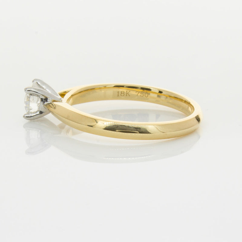 18ct Yellow Gold .50ct Diamond Venetian Ring-Ring-Walker & Hall