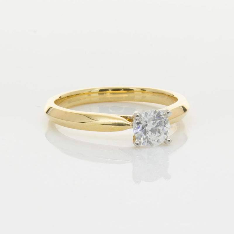 18ct Yellow Gold .50ct Diamond Venetian Ring-Ring-Walker & Hall