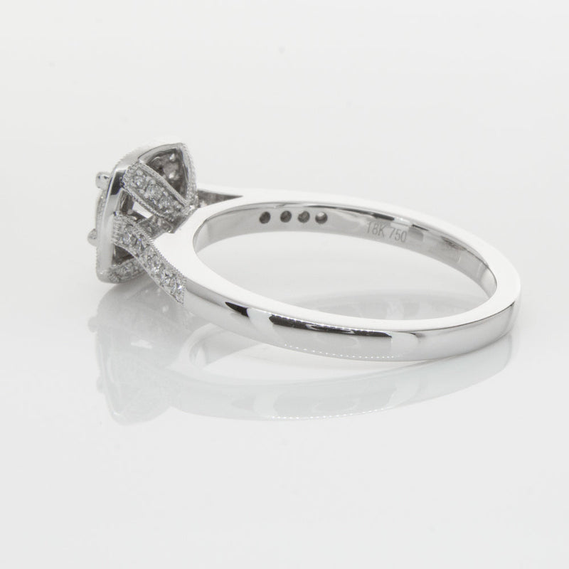 18ct White Gold .50ct Diamond Aurora Ring-Ring-Walker & Hall