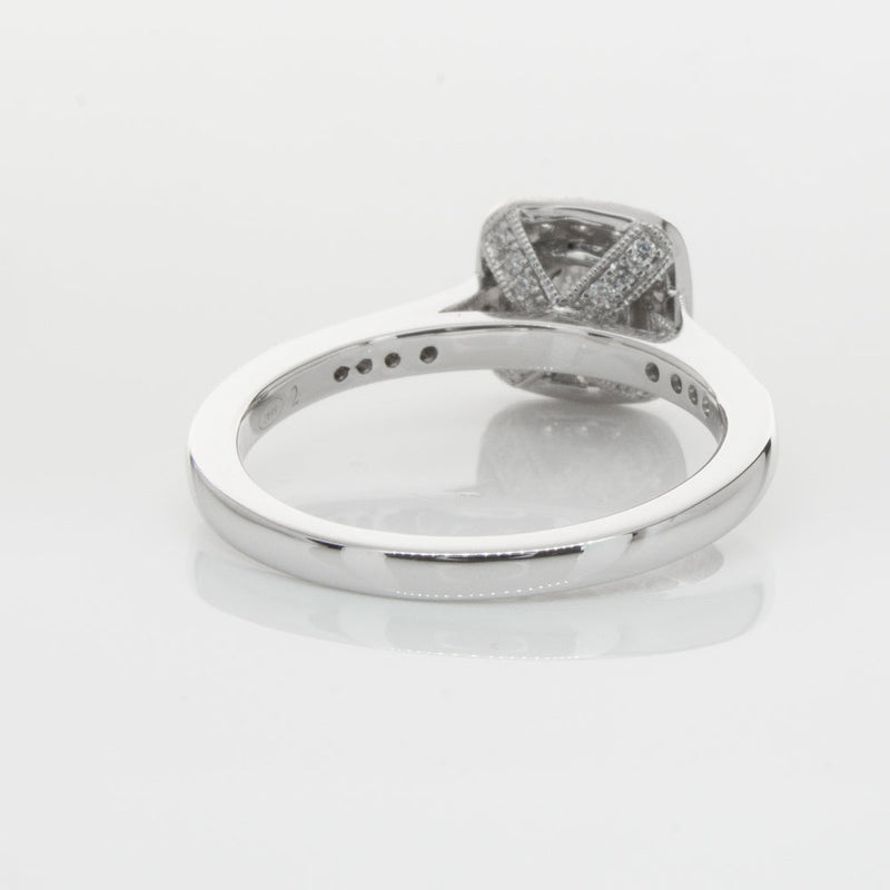 18ct White Gold .50ct Diamond Aurora Ring-Ring-Walker & Hall
