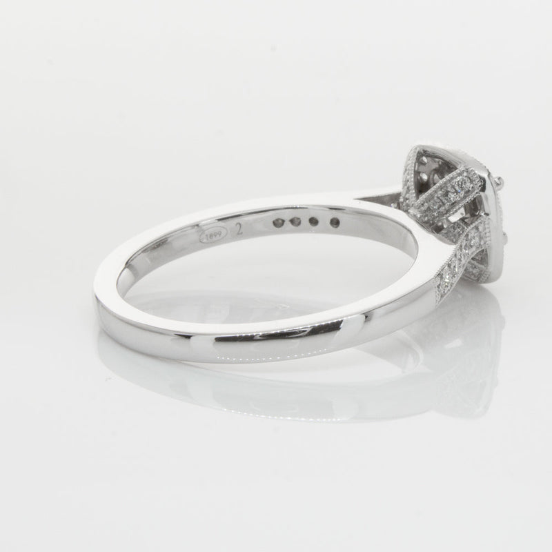 18ct White Gold .50ct Diamond Aurora Ring-Ring-Walker & Hall