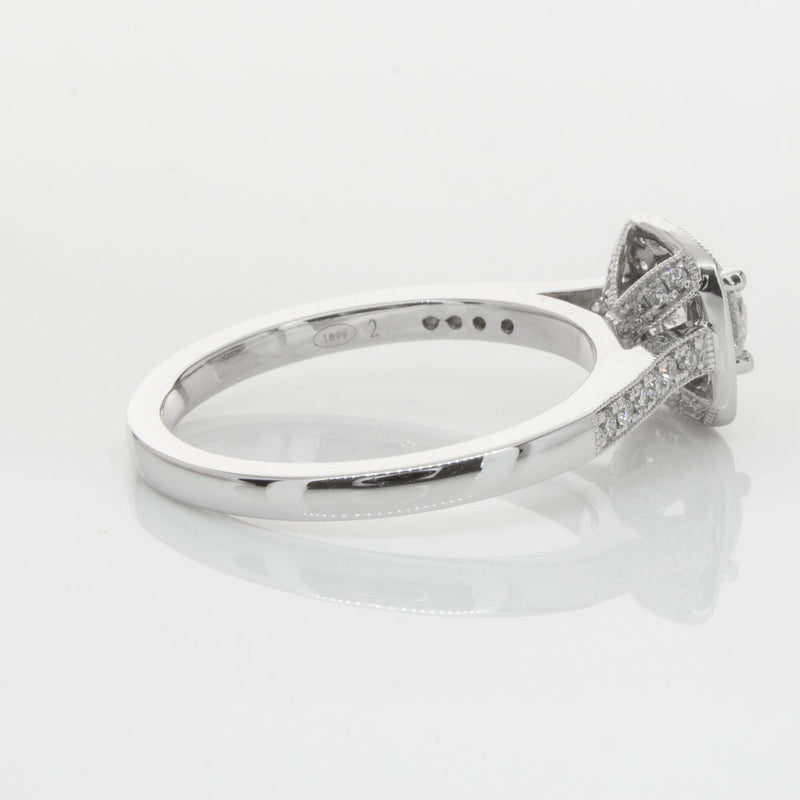 18ct White Gold .50ct Diamond Aurora Ring-Ring-Walker & Hall