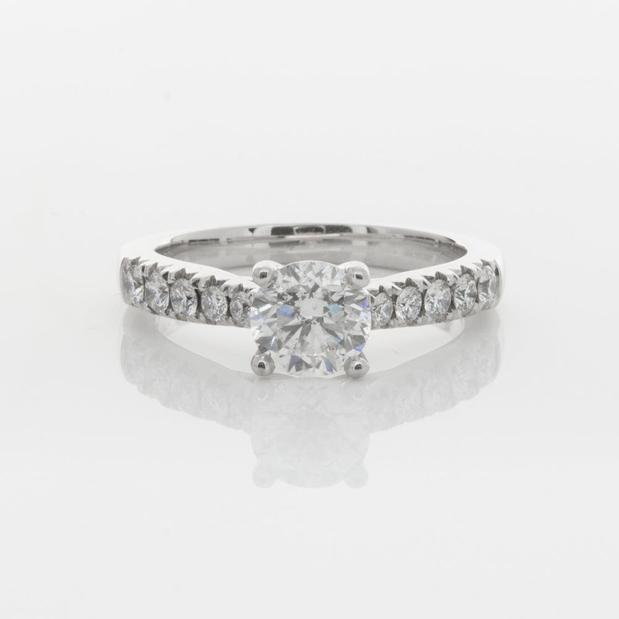 18ct White Gold 1.00ct Diamond Phoenix Ring-Ring-Walker & Hall