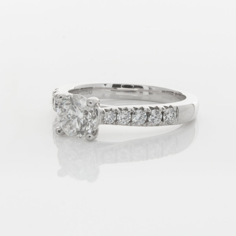 18ct White Gold 1.00ct Diamond Phoenix Ring-Ring-Walker & Hall