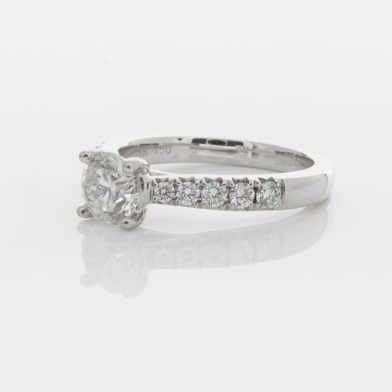 18ct White Gold 1.00ct Diamond Phoenix Ring-Ring-Walker & Hall