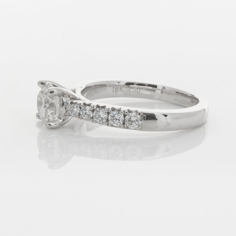 18ct White Gold 1.00ct Diamond Phoenix Ring-Ring-Walker & Hall