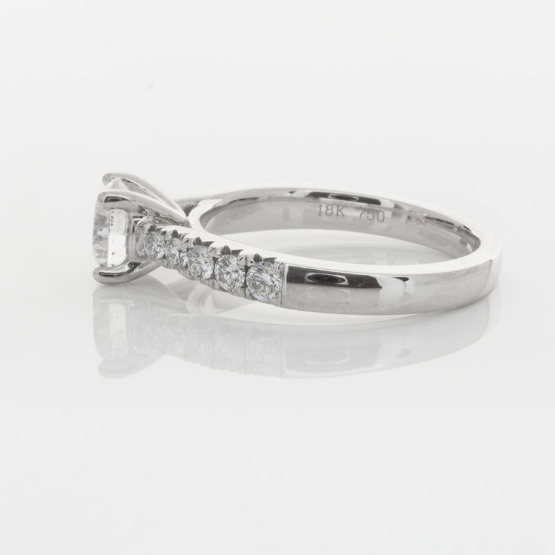 18ct White Gold 1.00ct Diamond Phoenix Ring-Ring-Walker & Hall