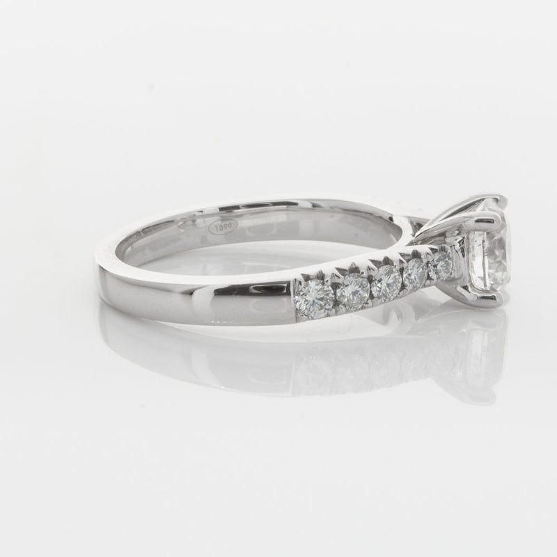 18ct White Gold 1.00ct Diamond Phoenix Ring-Ring-Walker & Hall
