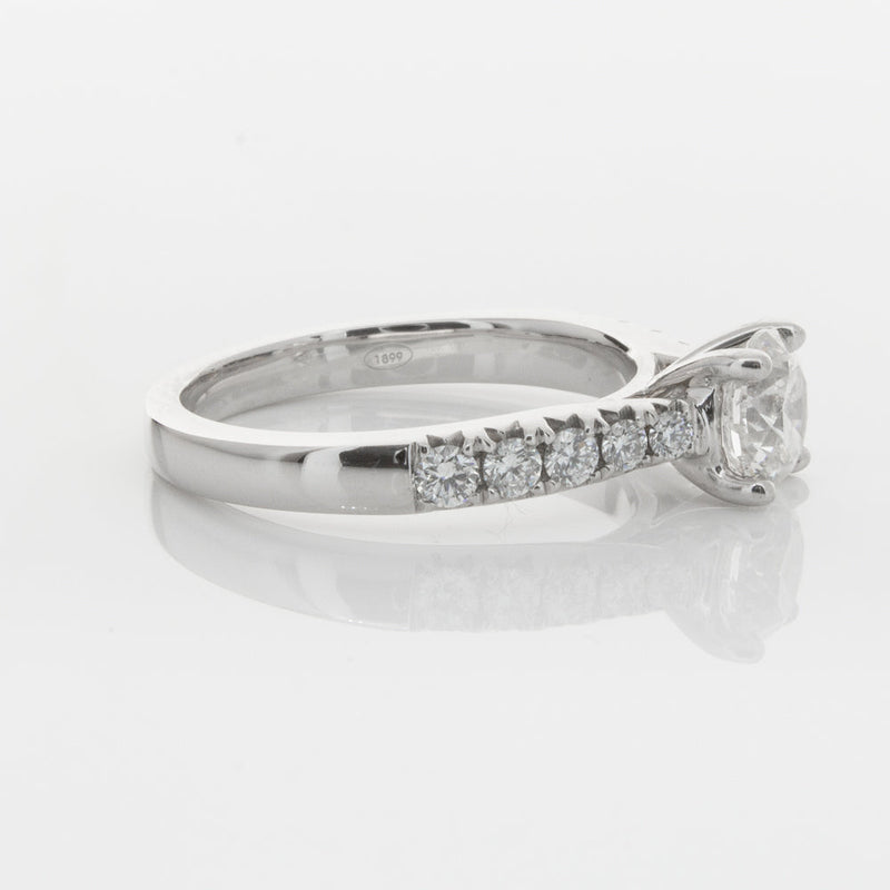 18ct White Gold 1.00ct Diamond Phoenix Ring-Ring-Walker & Hall