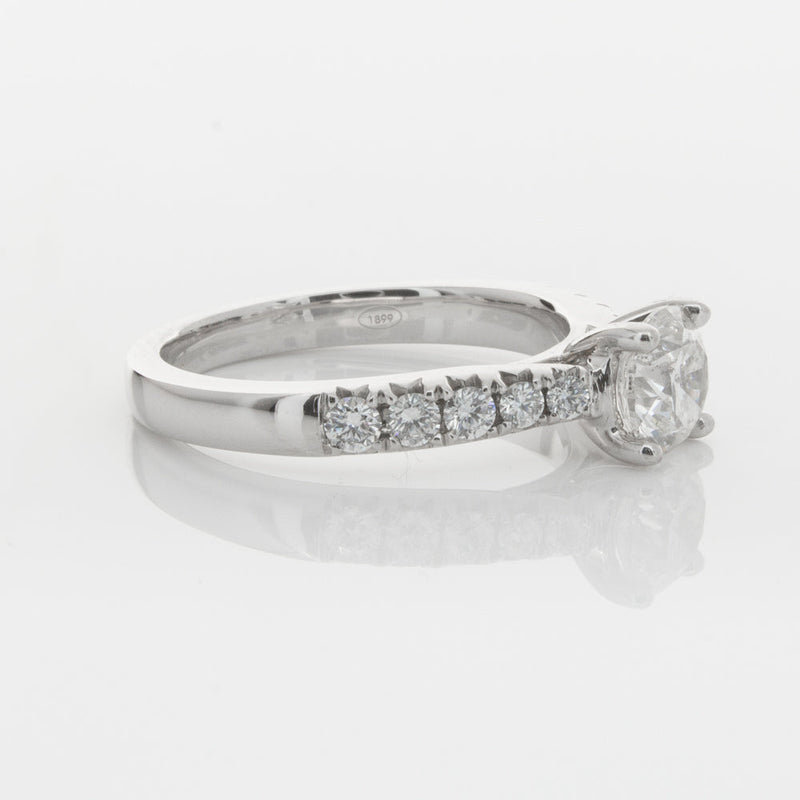 18ct White Gold 1.00ct Diamond Phoenix Ring-Ring-Walker & Hall