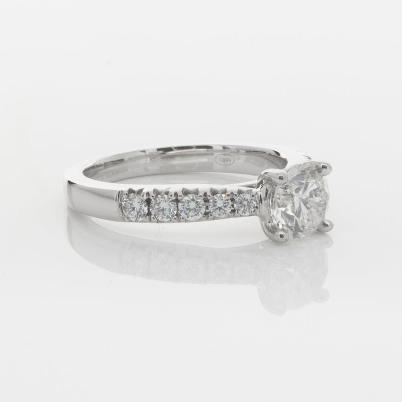 18ct White Gold 1.00ct Diamond Phoenix Ring-Ring-Walker & Hall