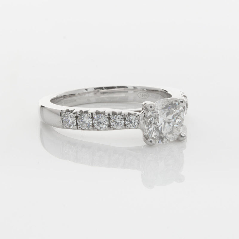 18ct White Gold 1.00ct Diamond Phoenix Ring-Ring-Walker & Hall