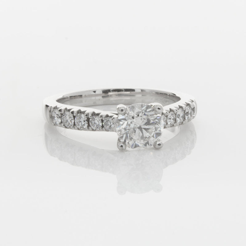 18ct White Gold 1.00ct Diamond Phoenix Ring-Ring-Walker & Hall