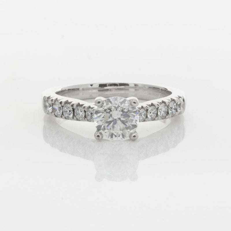 18ct White Gold 1.00ct Diamond Phoenix Ring-Ring-Walker & Hall