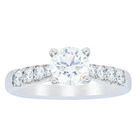 18ct White Gold 1.00ct Diamond Phoenix Ring-Ring-Walker & Hall