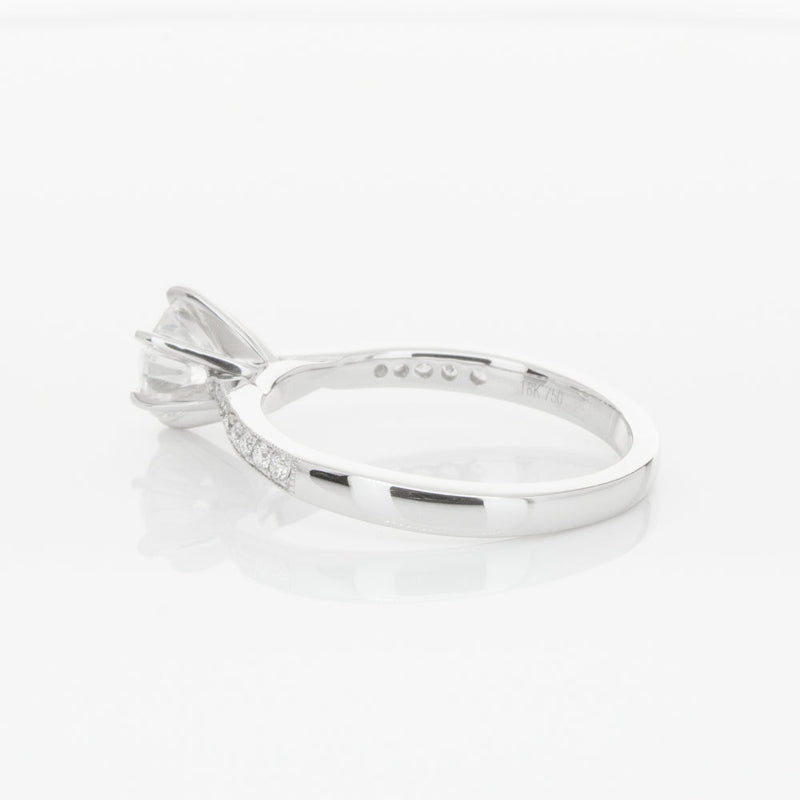 18ct White Gold 1.00ct Diamond Zenith Ring-Ring-Walker & Hall