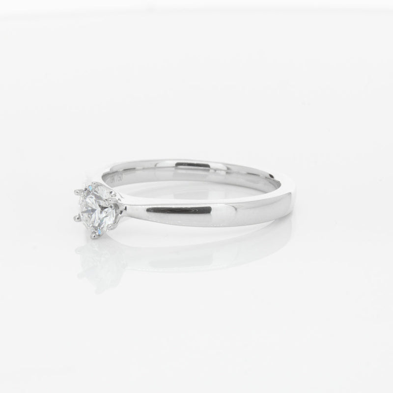 18ct White Gold .40ct Diamond Nova Ring-Ring-Walker & Hall