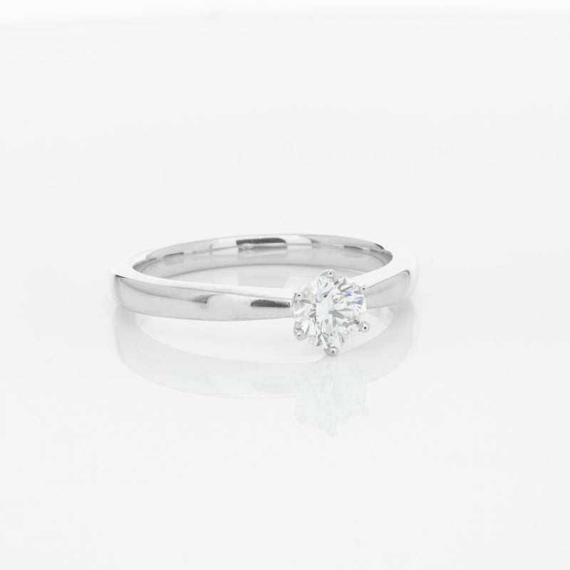 18ct White Gold .40ct Diamond Nova Ring-Ring-Walker & Hall