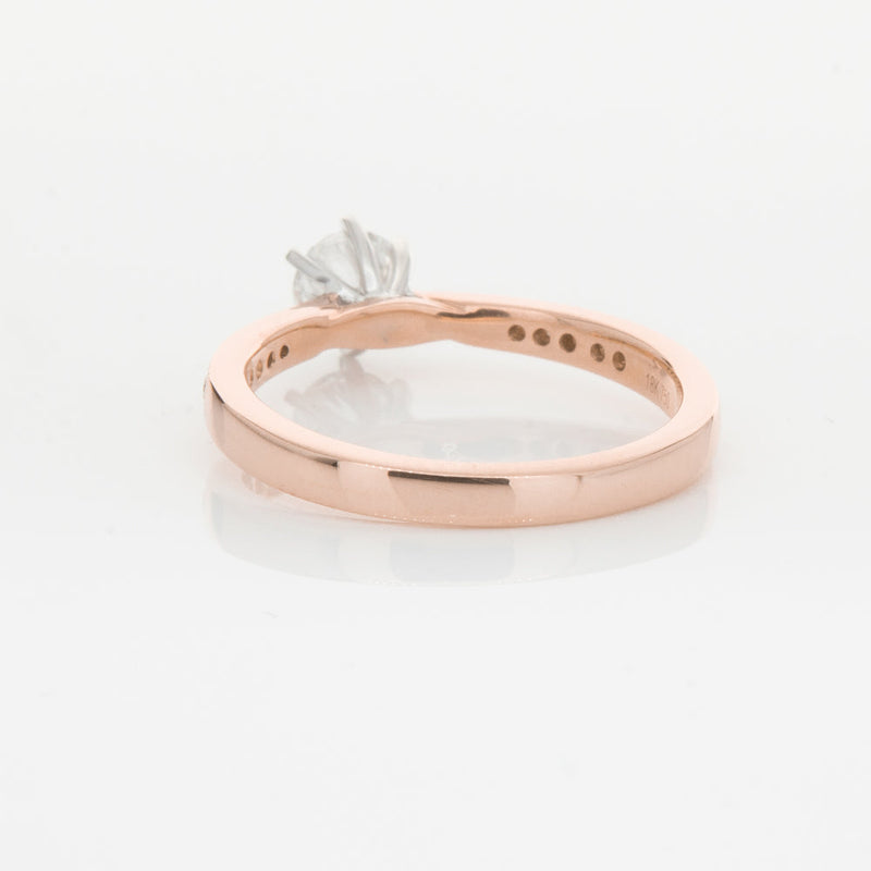 18ct Rose Gold .50ct Diamond Zenith Ring-Ring-Walker & Hall