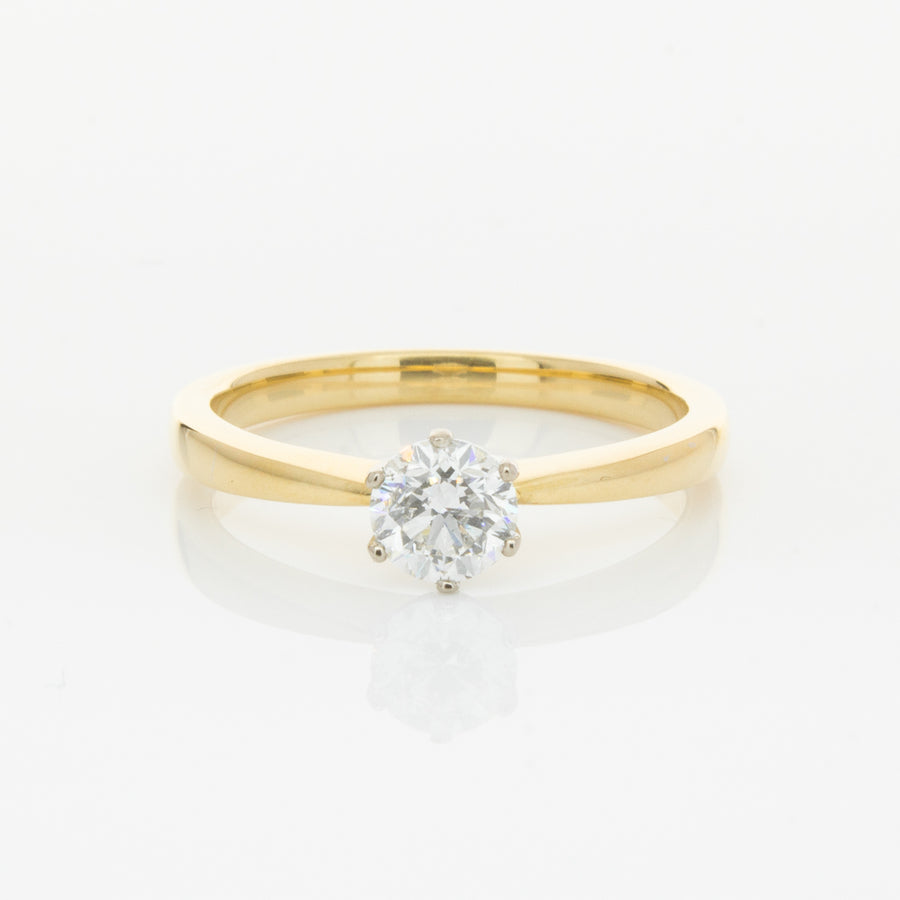 18ct Yellow Gold .50ct Diamond Nova Ring-Ring-Walker & Hall