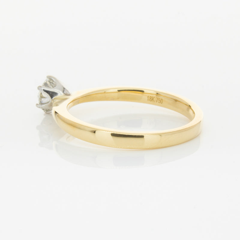 18ct Yellow Gold .50ct Diamond Nova Ring-Ring-Walker & Hall