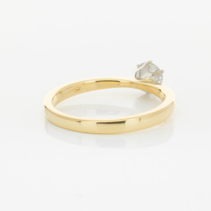 18ct Yellow Gold .50ct Diamond Nova Ring-Ring-Walker & Hall