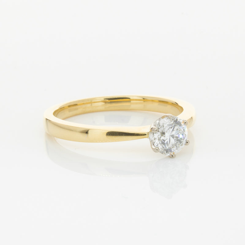 18ct Yellow Gold .50ct Diamond Nova Ring-Ring-Walker & Hall