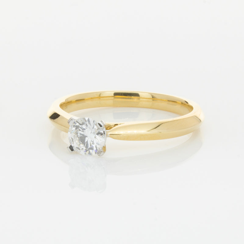 18ct Yellow Gold .40ct Diamond Venetian Ring-Ring-Walker & Hall