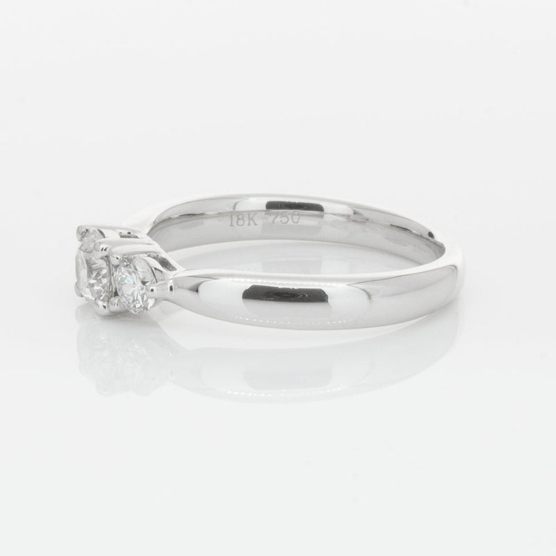 18ct White Gold .40ct Diamond Elysian Ring-Ring-Walker & Hall