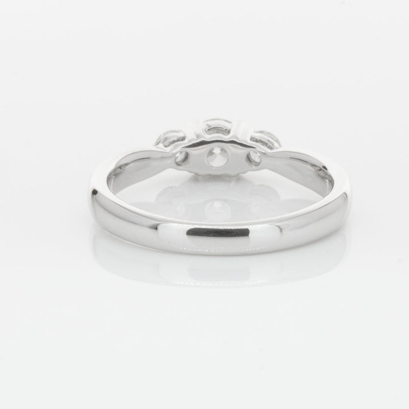 18ct White Gold .39ct Diamond Elysian Ring-Ring-Walker & Hall
