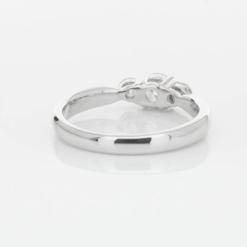 18ct White Gold .39ct Diamond Elysian Ring-Ring-Walker & Hall