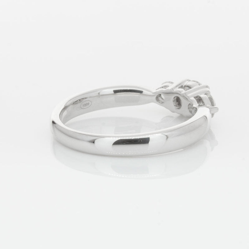 18ct White Gold .39ct Diamond Elysian Ring-Ring-Walker & Hall