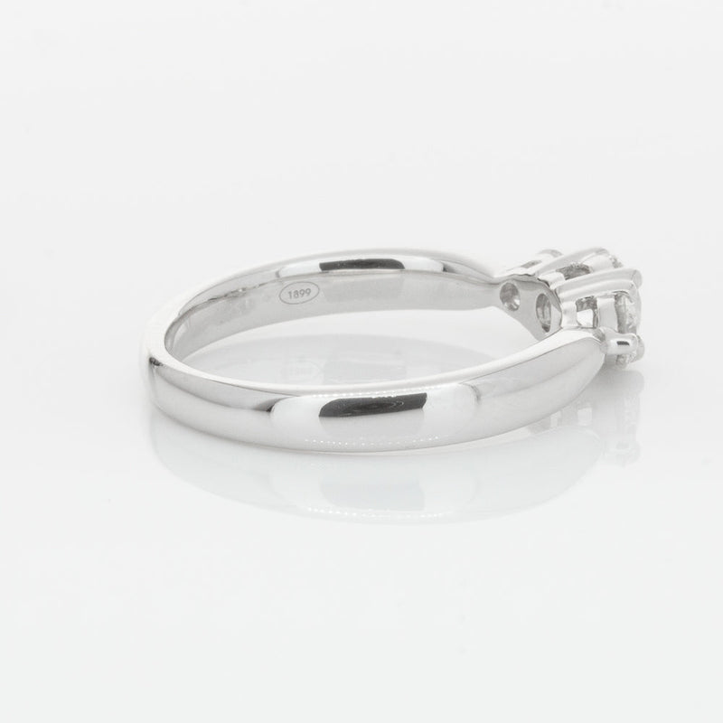 18ct White Gold .40ct Diamond Elysian Ring-Ring-Walker & Hall