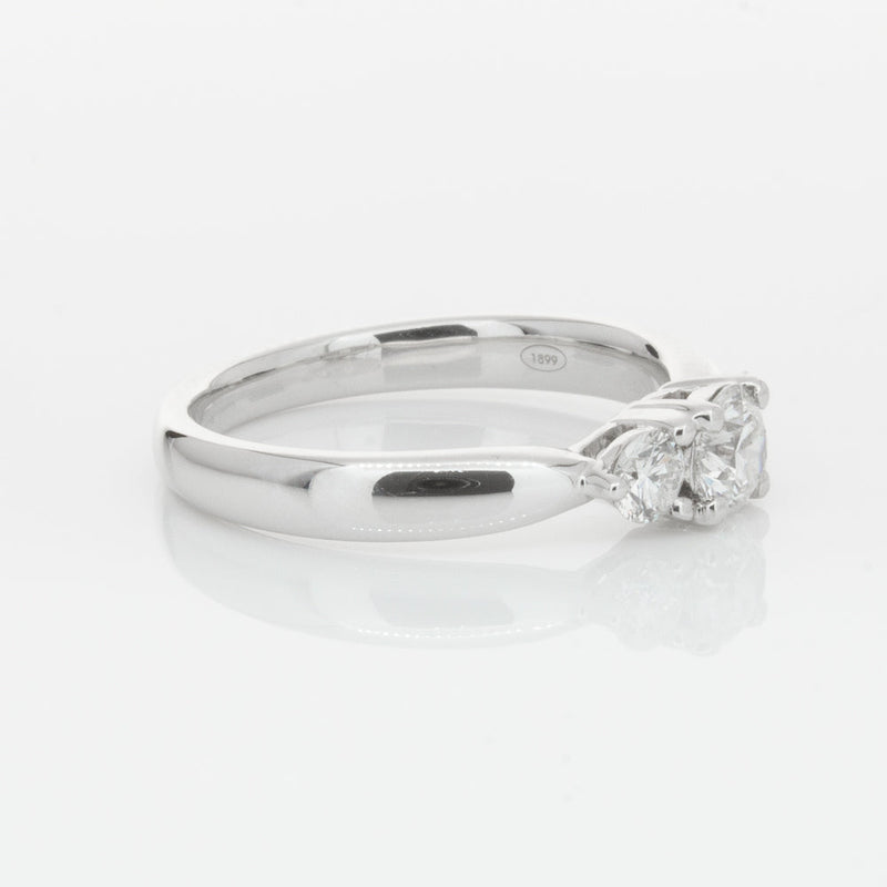 18ct White Gold .40ct Diamond Elysian Ring-Ring-Walker & Hall