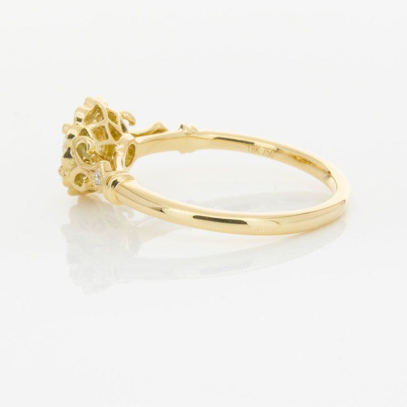 18ct Yellow Gold .50ct Diamond Versailles Ring-Ring-Walker & Hall