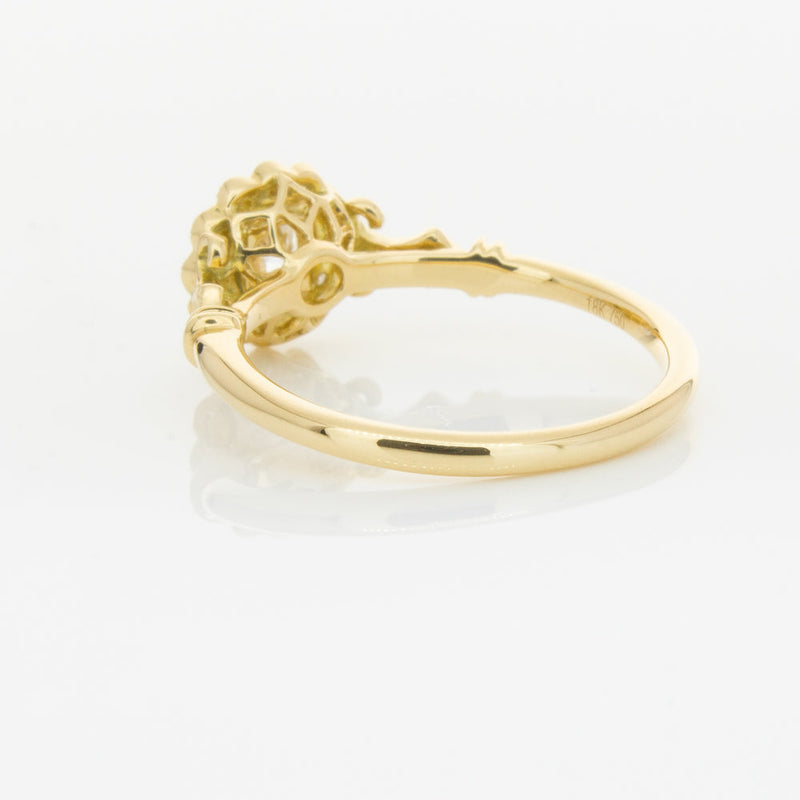 18ct Yellow Gold .50ct Diamond Versailles Ring-Ring-Walker & Hall