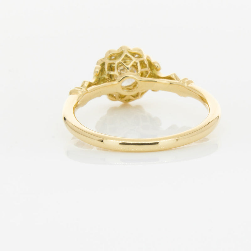 18ct Yellow Gold .50ct Diamond Versailles Ring-Ring-Walker & Hall