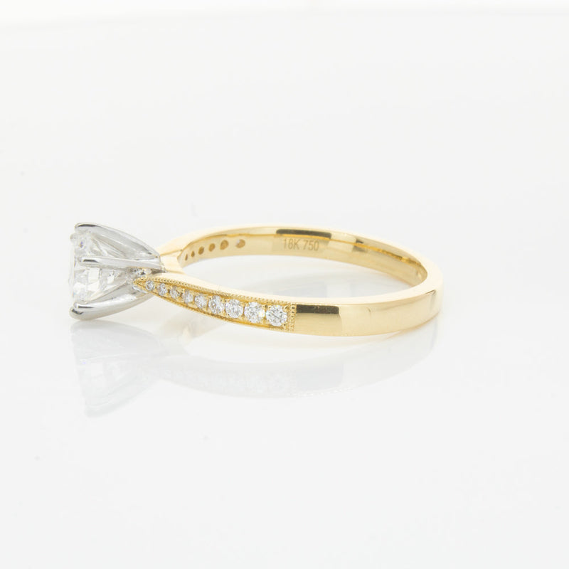 18ct Yellow Gold .70ct Diamond Zenith Ring-Ring-Walker & Hall