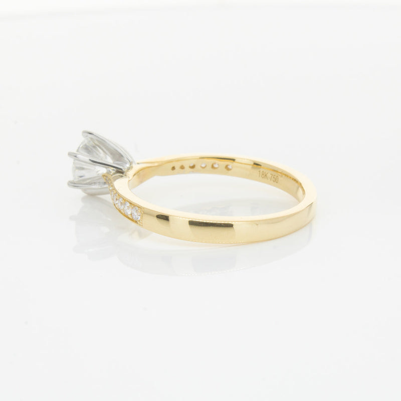 18ct Yellow Gold .70ct Diamond Zenith Ring-Ring-Walker & Hall