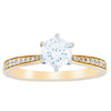 18ct Yellow Gold .74ct Diamond Zenith Ring-Ring-Walker & Hall