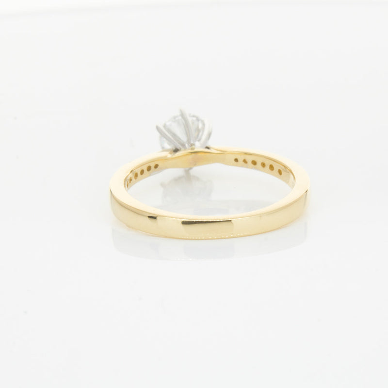 18ct Yellow Gold .70ct Diamond Zenith Ring-Ring-Walker & Hall