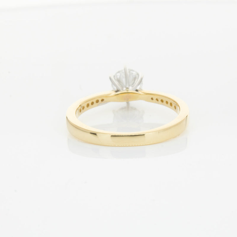 18ct Yellow Gold .74ct Diamond Zenith Ring-Ring-Walker & Hall