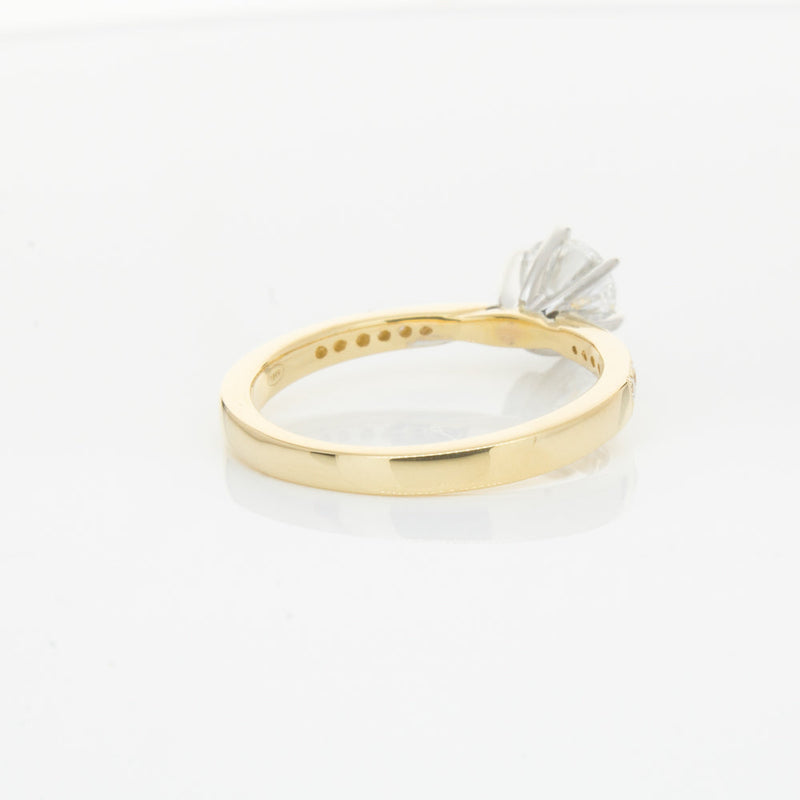 18ct Yellow Gold .70ct Diamond Zenith Ring-Ring-Walker & Hall