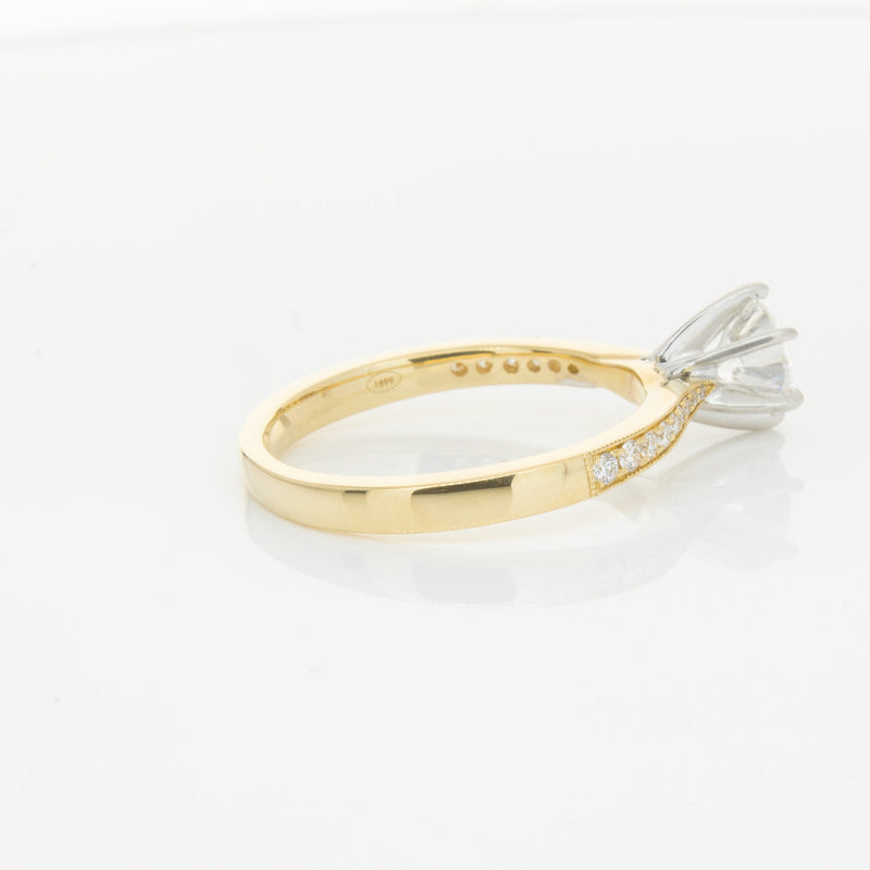 18ct Yellow Gold .74ct Diamond Zenith Ring-Ring-Walker & Hall