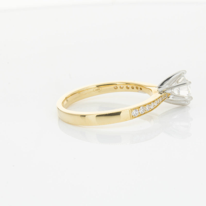 18ct Yellow Gold .70ct Diamond Zenith Ring-Ring-Walker & Hall