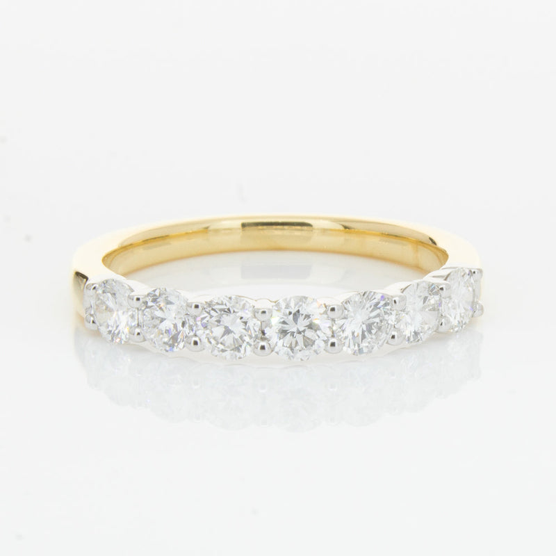18ct Yellow Gold 1.00ct Diamond Panorama Ring-Ring-Walker & Hall
