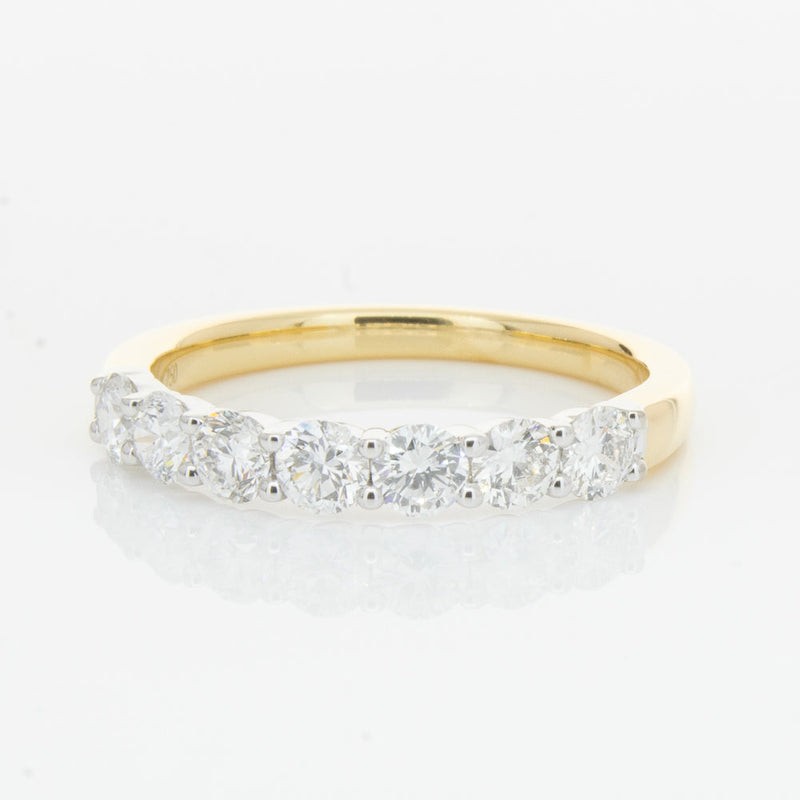 18ct Yellow Gold 1.00ct Diamond Panorama Ring-Ring-Walker & Hall