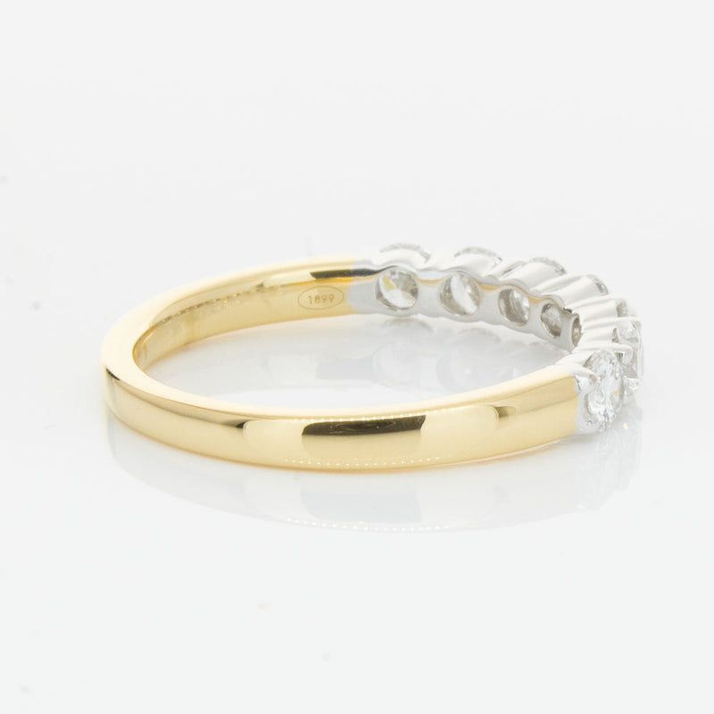 18ct Yellow Gold 1.00ct Diamond Panorama Ring-Ring-Walker & Hall